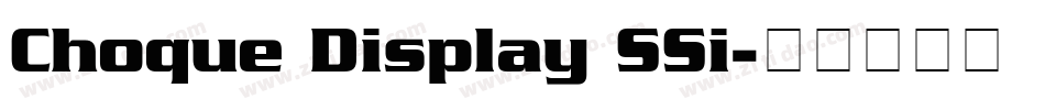 Choque Display SSi字体转换